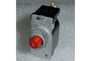 PSM-6, 43A8304-6, Klixon 6A PSM Series Aircraft Circuit Breaker