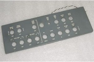 6608273-16,, Learjet Aircraft EL Lightplate Panel