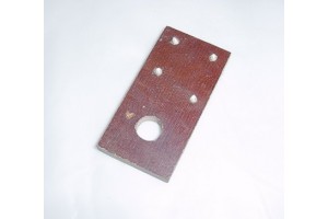 Aircraft Control Cable Phenolic Block Guide, 3" X 1 1/2" X 1/4"