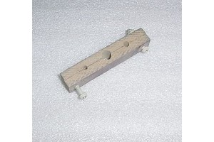 Aircraft Control Cable Phenolic Block Guide, 3" X 1/2" X 7/16"