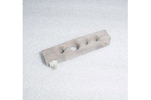 Aircraft Control Cable Phenolic Block Guide, 2 3/4"X 1/2" X 1/2"