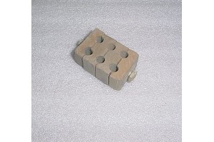 Aircraft Control Cable Phenolic Block Guide, 1 3/4"X1 1/4"X3/4"