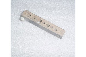 Aircraft Control Cable Phenolic Block Guide,3 1/4" X 1/2" X 1/2"