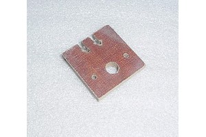 Aircraft Control Cable Phenolic Block Guide, 1 1/2"X1 1/2"X3/16"