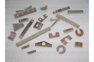 Lot of Aircraft Control Cable Phenolic Block Guides