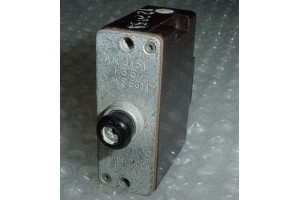 AN3161-P35, D6751-2-35, Vintage 35A Aircraft Circuit Breaker