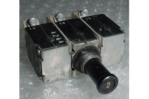 4330-007-2, MS14154-2L, 2A Three Phase Aircraft Circuit Breaker