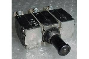 MS14154-2L, 4330-007-2, 2A Three Phase Aircraft Circuit Breaker