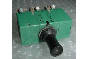 6TC37-2, MS14154-2, Klixon 3 Phase 2A Aircraft Circuit Breaker