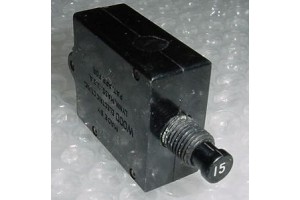 S1232-515, 449-215-102, Cessna 15A Wood Electric Circuit Breaker