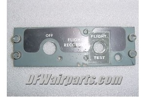 69-15974-9, 6915974-9, Boeing 727 Flight Recorder Panel Face