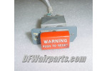 81590-6714, 815906714, Boeing 727 Push-to-Test Warning Switch