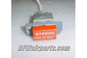 81590-6714, 815906714, Boeing 727 Push-to-Test Warning Switch