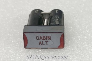 McDonnell Douglas DC-10 Flight Engineer Panel “Cabin Alt” Annunciator Light