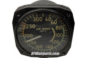 1426-1AE-A1,, Vintage Douglas C-47 Skytrain Airspeed Indicator