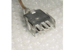 Blade type six pin Avionics Connector