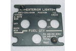 369-540155-21, Falcon 20 Exterior Lights EL Lightplate Panel