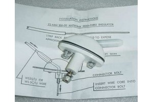 25ARM300-20E-30, 25ARM300-20E30DEG, HF Antenna Feed Insulator