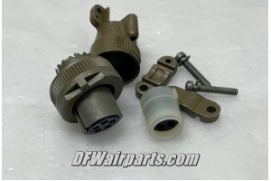 MS3106F14S-5S, 5935-00-564-5362, New Aircraft Avionics Cannon Plug Connector