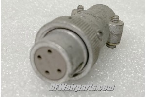 WK-4-21C-1/2, 5935-00-644-7179, Aircraft Avionics ITT Cannon Connector Plug