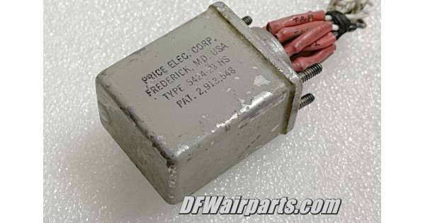 5424-23HS, W33HSX183, Aircraft Avionics Electromagnetic Relay - 23753