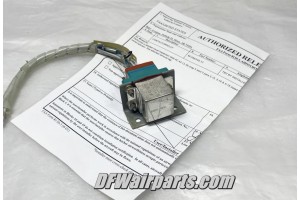 E415-1179, M12883/40-13, Aircraft Avionics Relay & Socket Connector w/ 8130 E415-1179, M12883/40-13, Aircraft Avionics Relay & Socket Connector w/ 8130
