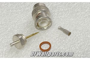 330876, 5935-00-475-6745, Nos Aircraft Coaxial Cable BNC Straight Connector