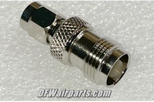 RFA-8482, RFA8482, Nos Aircraft Coaxial Cable SMA male to TNC female Adapter Connector