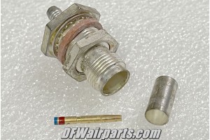 M39012/28-0503, M39012-28-0503, Nos Aircraft Coaxial Cable TNC Bulkhead Connector