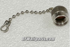 R143.812.000, R143-812-000, Nos Aircraft Coaxial Cable TNC male Connector Cap