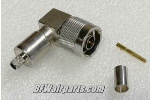 CNR922, CNR-922, Nos Aircraft Coaxial Cable Type N Connector