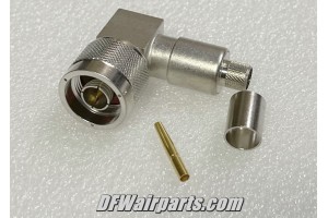 CNR122, CNR-122, Nos Aircraft Coaxial Cable Type N Connector