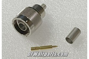 CNS922, CNS-922, Nos Aircraft Coaxial Cable Type N Connector Plug