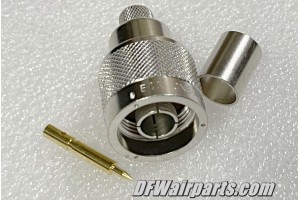 CNS122, CNS-122, Nos Aircraft Coaxial Cable Type N Connector