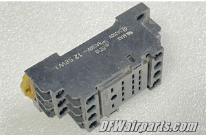 PYF14A-E, 2-M4X10, Aircraft Electromagnetic Relay Socket / Mounting Base