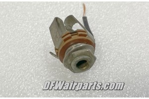 JJ 033, JJ-033, Aircraft Headset Microphone Jack JJ 033, JJ-033, Aircraft Headset Microphone Jack