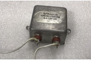 CP53B1EB405K,, Aircraft Avionics Radio Noise Filter / RFI / Sprague Capacitor