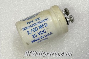658-7805, 500242U025AA2B, Mooney Aircraft Type 500 Capacitor