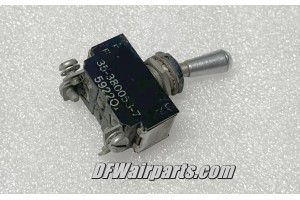 35-380053-7, 8906K1070, Beech Baron B-55 Alternator Toggle Switch