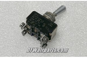 512TS1204-2, 35-380053-7, Beech Baron B-55 Alternator Toggle Switch