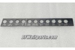 Beech Baron B-58 Circuit Breaker Panel Cover Plate - a