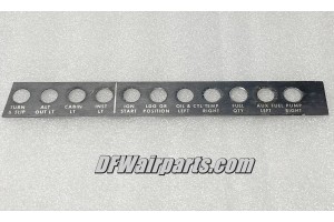 Beech Baron B-58 Circuit Breaker Panel Cover Plate - a