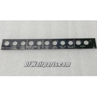 Beech Baron B-58 Circuit Breaker Panel Cover Plate - b