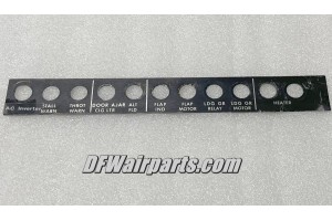Beech Baron B-58 Circuit Breaker Panel Cover Plate - b