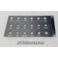 Beech C24R Sierra Aircraft Circuit Breaker Panel Overlay