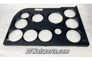 Cessna 180 / 182 Left Hand Instrument Panel Overlay / Shock Panel Cover