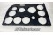 Cessna 180 / 182 Left Hand Instrument Panel Overlay / Shock Panel Cover
