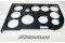Cessna 180 / 182 Left Hand Instrument Panel Overlay / Shock Panel Cover