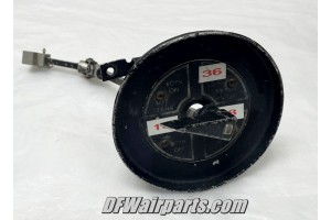 0511157-18, 0716612-202, Cessna 172 / 182 Fuel Selector Shaft w/ Handle & Plate 0511157-18, 0716612-202, Cessna 172 / 182 Fuel Selector Shaft w/ Handle & Plate