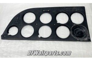 Cessna 177 Cardinal Left Hand Instrument Panel Overlay / Shock Panel Cover